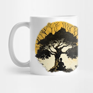 Meditation under a Tree - Designs for a Green Future Mug